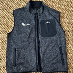 AFTCO Blue/Navy Fleece Vest